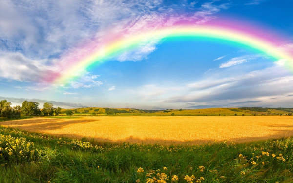 Красивая природа Радуга