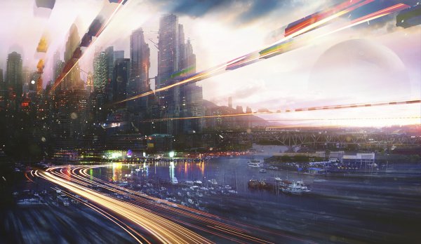 Арт Sci Fi City'