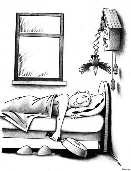 Сон карикатура
