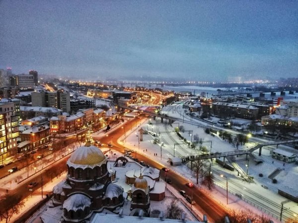 Утренний Новосибирск