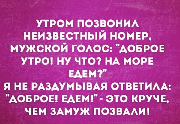 Интеллектуальный юмор утро