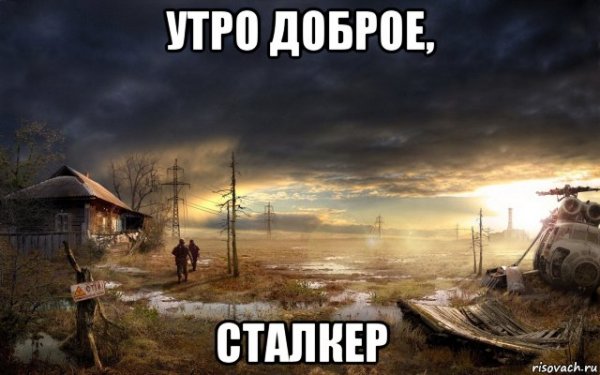 Сталкер доброе утро