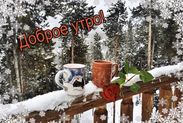 С добрым зимним субботним утром