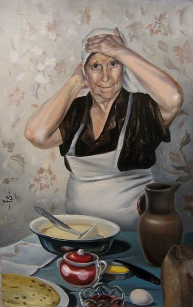Блины картины художников