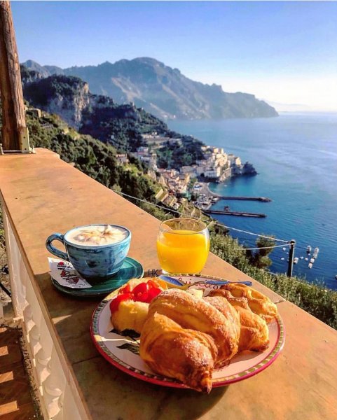 Италия Позитано завтрак