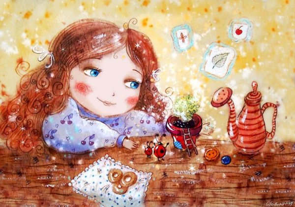 Детская художница иллюстратор Анастасия Столбова