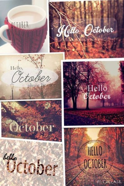 Надпись hello October