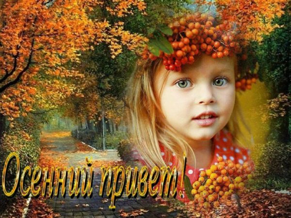 Открытки осень