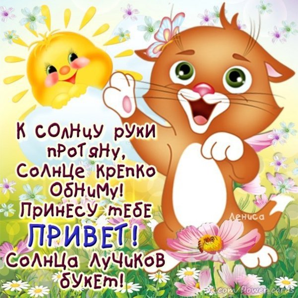 Привет солнышко