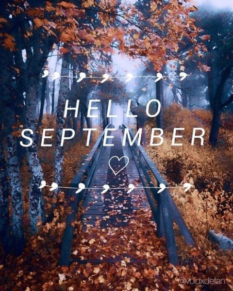Hello сентябрь