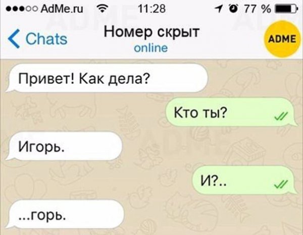 Игорь привет картинки приколы