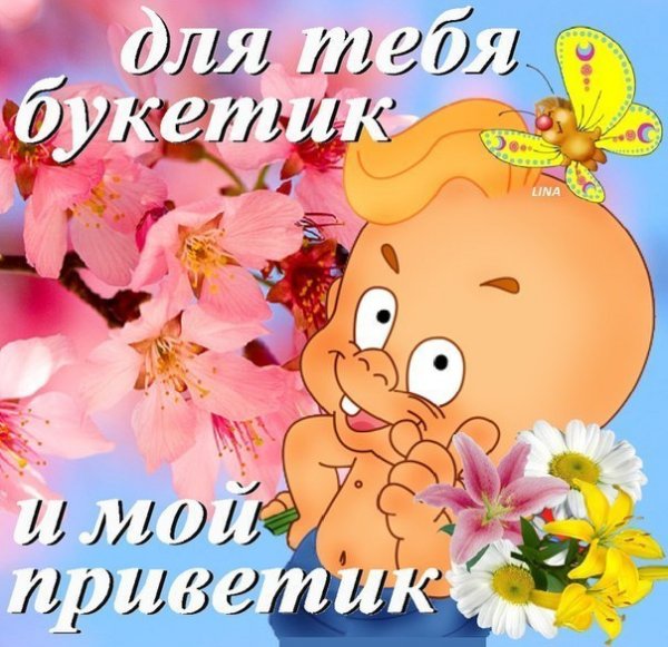 Привет Оленька открытка