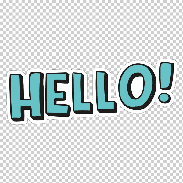 Hello без фона