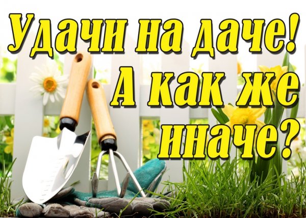 Открытки с открытием дачного сезона