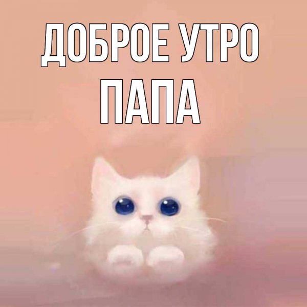 Спасибо любимому папе