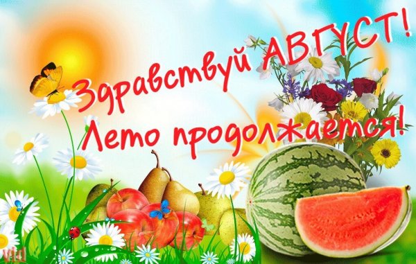 Открытки с Августом