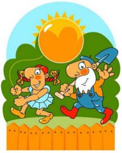 Дачник мультяшный