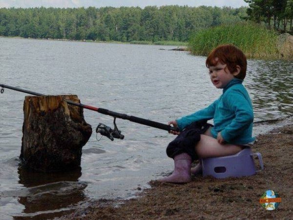Смешные моменты на рыбалке
