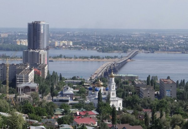 Волга река Саратов