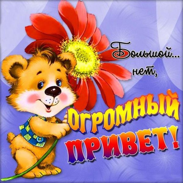 Открытки привет
