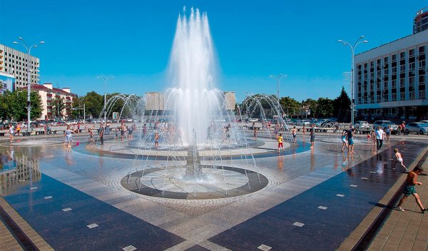 Город Краснодар Театральная площадь