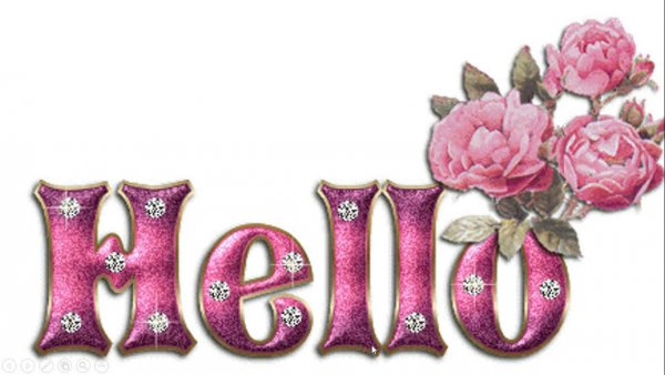 Гиф hello