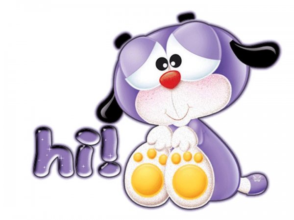 Открытка hello