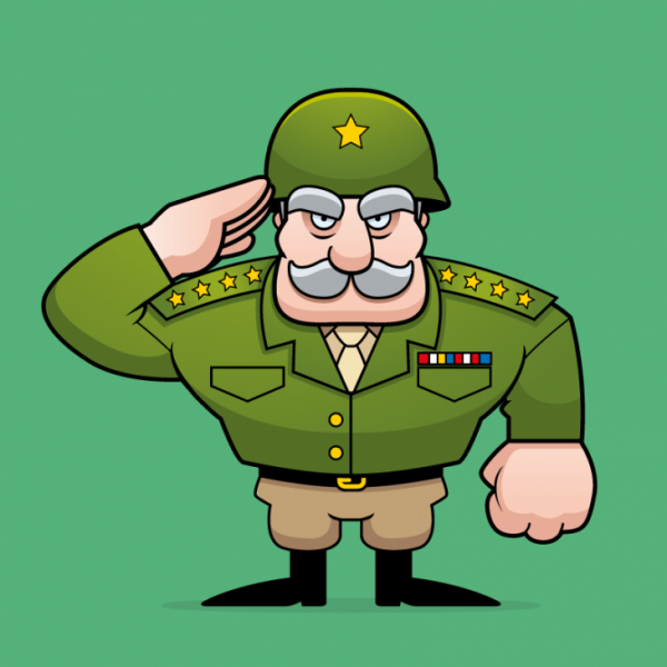 Командир карикатура