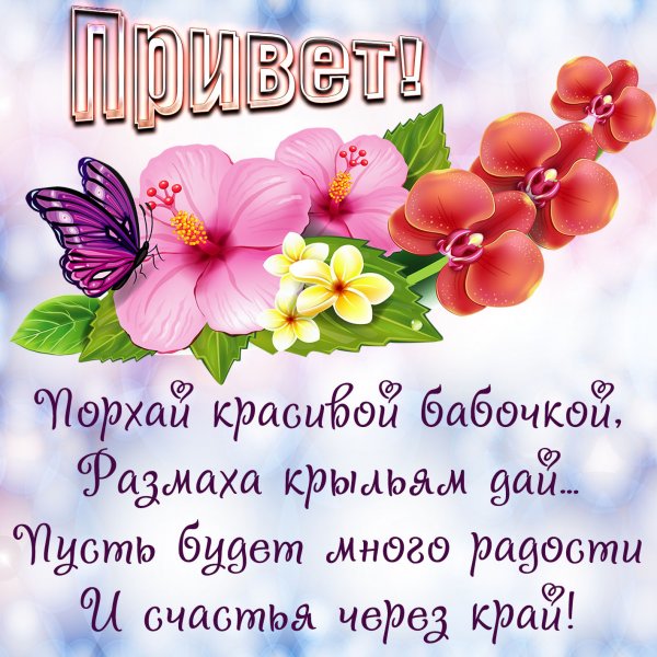 Приветик с днем рождения