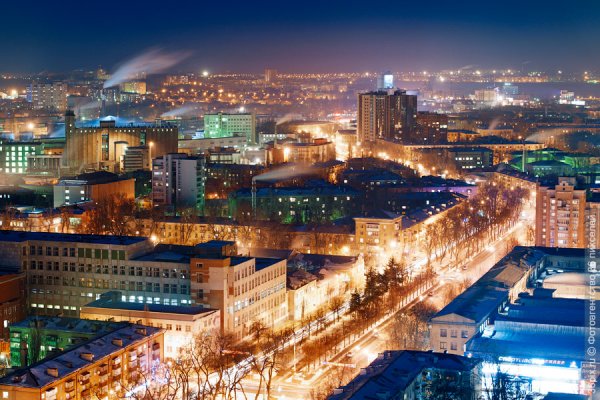 Чернавский мост Воронежа на закате