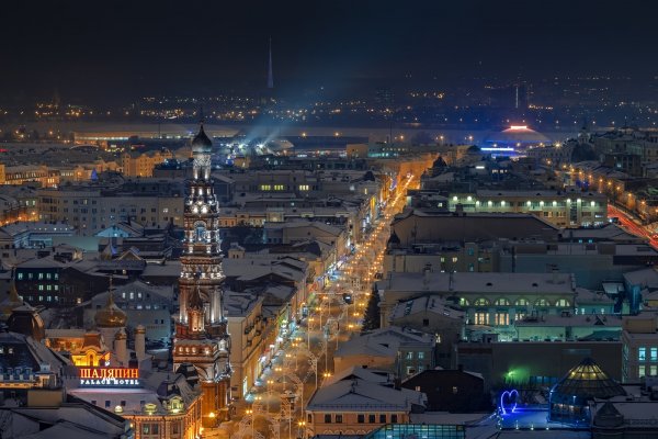 Ночная Казань Баумана