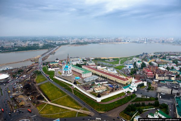 Центр семьи казан в Казани зимой