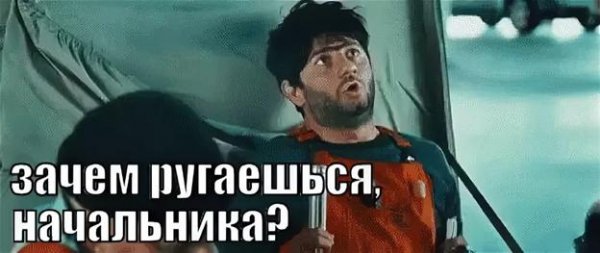 Зачем ругаисся насяльника