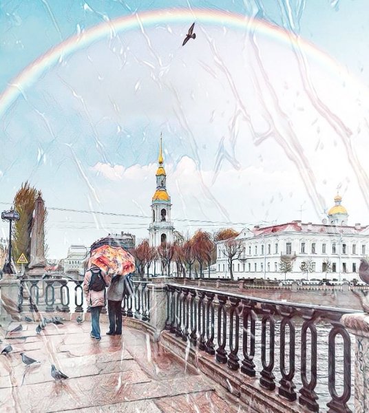 Доброе утро с дождливым Питером