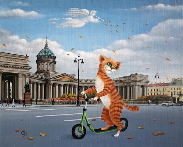 Петербургские коты Елены Романовой