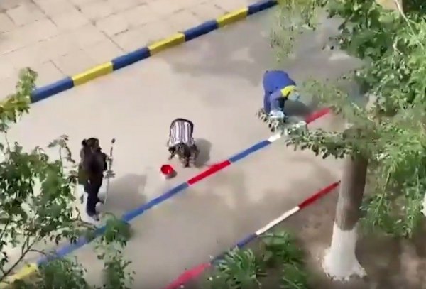Вид на ночной Ростов на Дону