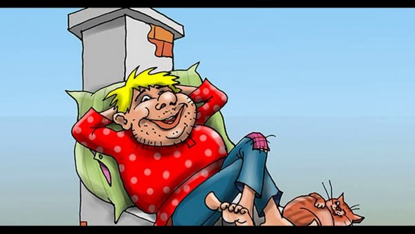 Лодырь карикатура