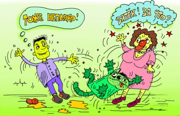 Карикатура на зятя