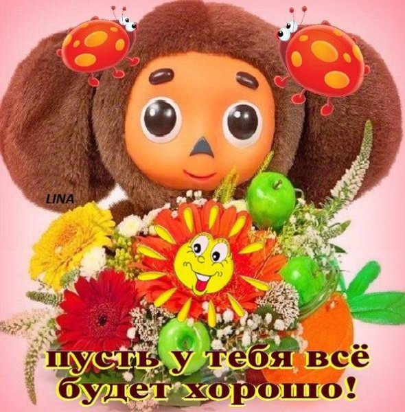 Добрый день с чебурашкой