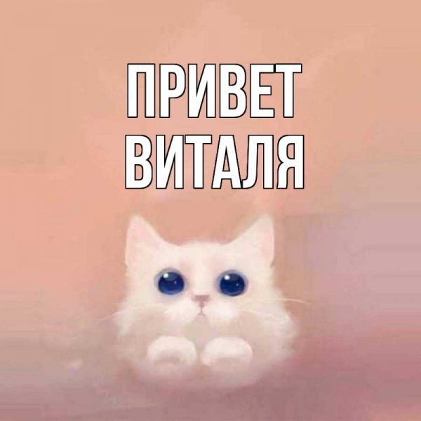 Меня зовут Виталя
