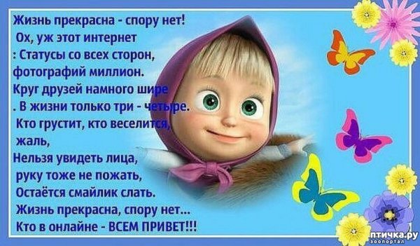 Стихи с приветом прикольные