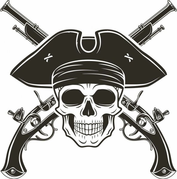 Весёлый Роджер знак пирата