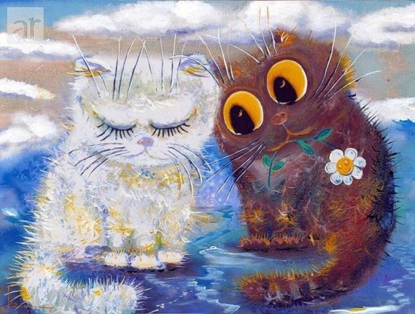 Борис Касьянов художник коты