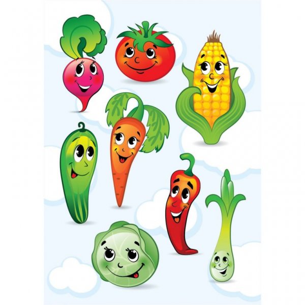 Веселые овощи картинки для детей цветные (42 фото)