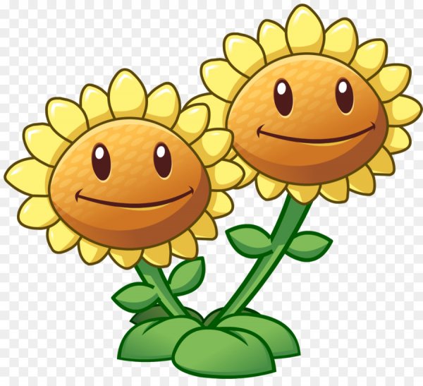 Растения против зомби Twin Sunflower