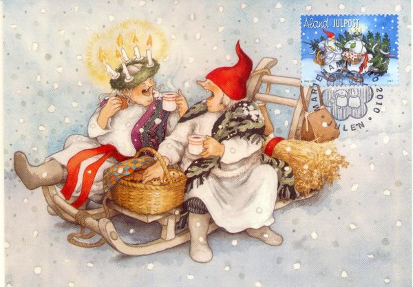 Финская художница Инге лёёк и её неунывающие старушки