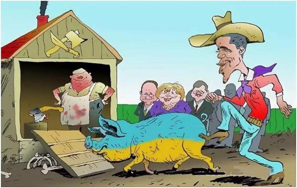 Карикатура на уркаинца
