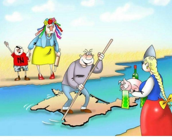 Карикатуры про Крым и Украину