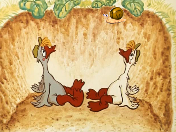 Два веселых гуся мультфильм 1970