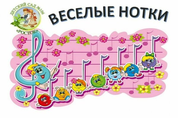 Надпись Веселые нотки